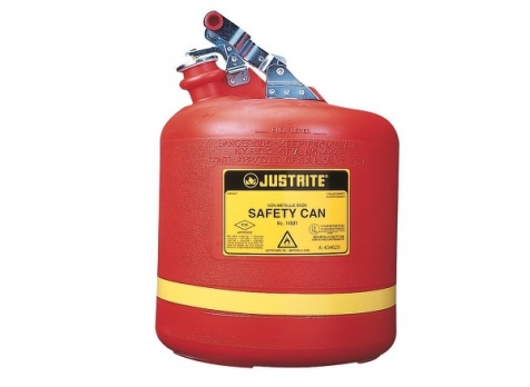 JUSTRITE 14561 Can bằng nhựa, đựng hóa chất ăn mòn, chống cháy