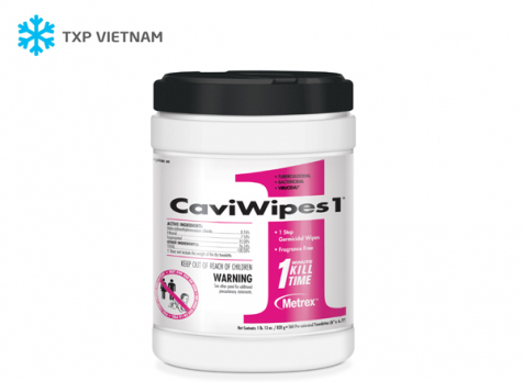 Metrex Khăn lau chống nhiễm khuẩn bề mặt CaviWipes1