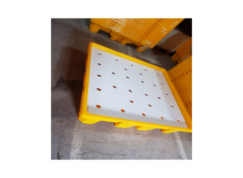 Khay chống tràn - Pallet chống tràn 4 phi thành cao chống rơi đổ BlueSP4-300
